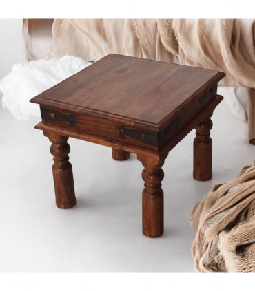 45CM WOODEN SQUARE TABLE