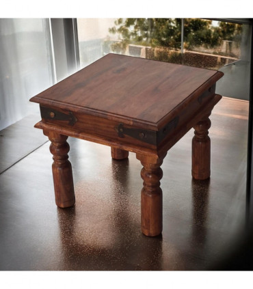 45CM WOODEN SQUARE TABLE