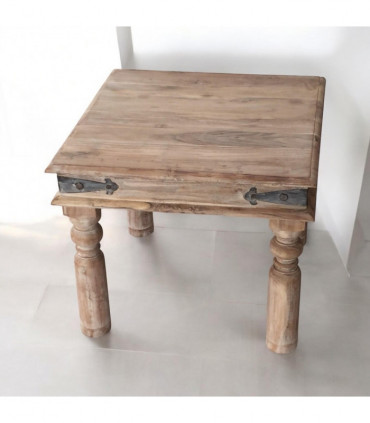 45CM WOODEN SQUARE TABLE