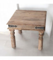 45CM WOODEN SQUARE TABLE