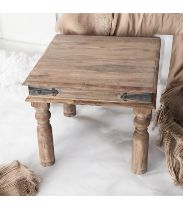 45CM WOODEN SQUARE TABLE