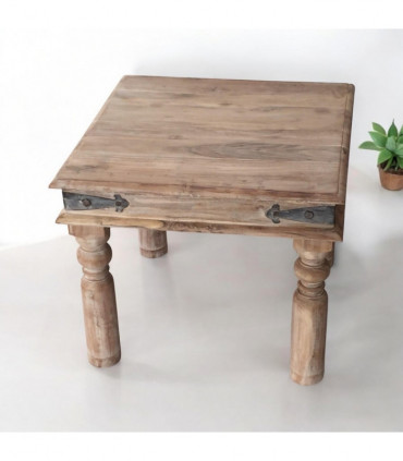 45CM WOODEN SQUARE TABLE