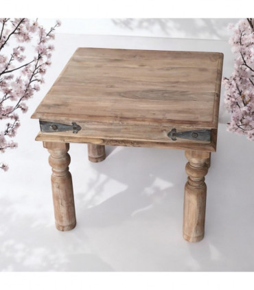 45CM WOODEN SQUARE TABLE