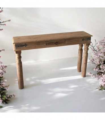 120CM WOODEN CONSOLE TABLE