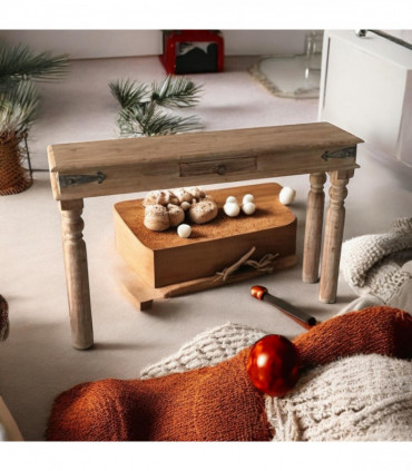 120CM WOODEN CONSOLE TABLE