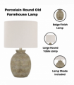55CM CERAMIC TABLE LAMP
