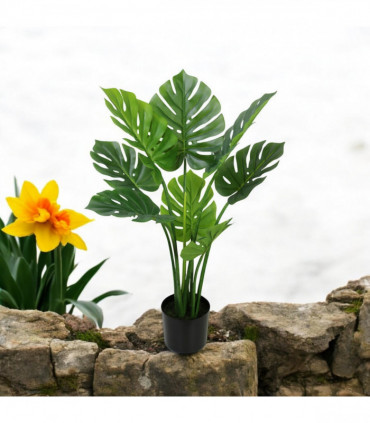90CM ARTIFICIAL MONSTERA BONSAI TREE