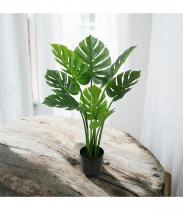 90CM ARTIFICIAL MONSTERA BONSAI TREE