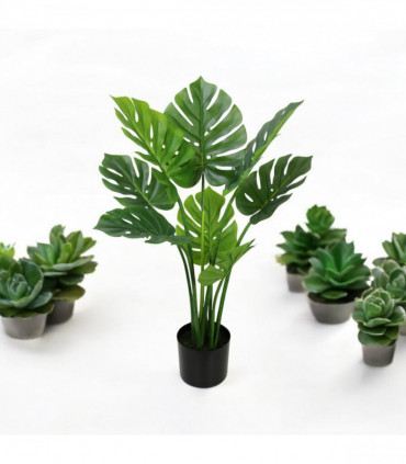 90CM ARTIFICIAL MONSTERA BONSAI TREE