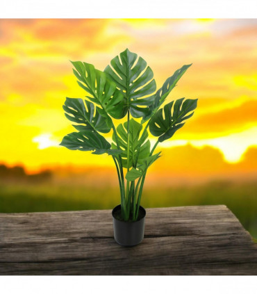 90CM ARTIFICIAL MONSTERA BONSAI TREE