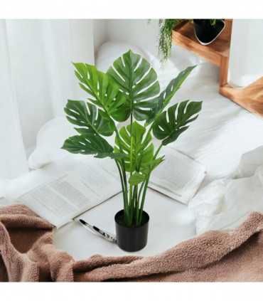 90CM ARTIFICIAL MONSTERA BONSAI TREE
