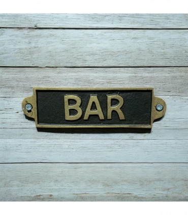 BAR - METAL SIGN