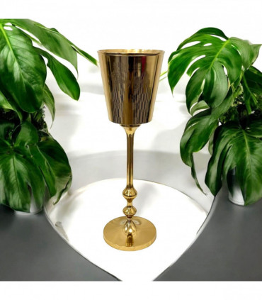 79cm GOLD FLOOR STANDING CHAMPAGNE BUCKET