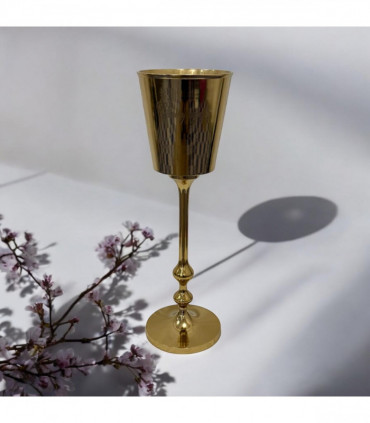 79cm GOLD FLOOR STANDING CHAMPAGNE BUCKET