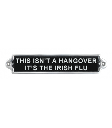 25CM ALUMINIUM THIS ISNT A HANGOVER SIGN
