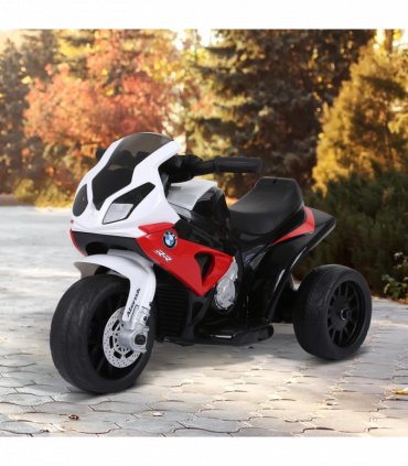 Ride on Motorcycle BMW Licensed w/ Headlights Music Red 66L x 37W x 44Hcm