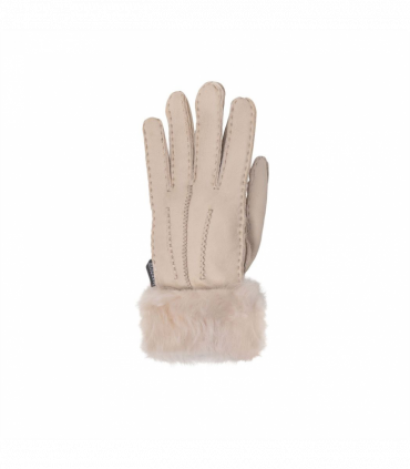 Nordvek Womens Sheepskin Gloves With Fur Cuff - 301-100