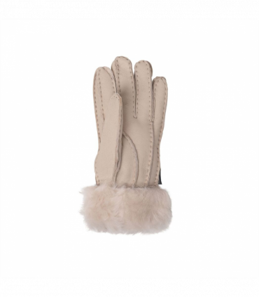 Nordvek Womens Sheepskin Gloves With Fur Cuff - 301-100