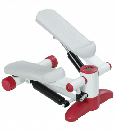 SPORTNOW Mini Stepper Machine with LCD Monitor and Non-Slip Pedals, Grey