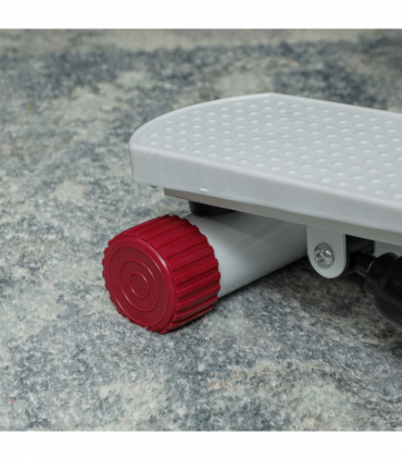 SPORTNOW Mini Stepper Machine with LCD Monitor and Non-Slip Pedals, Grey