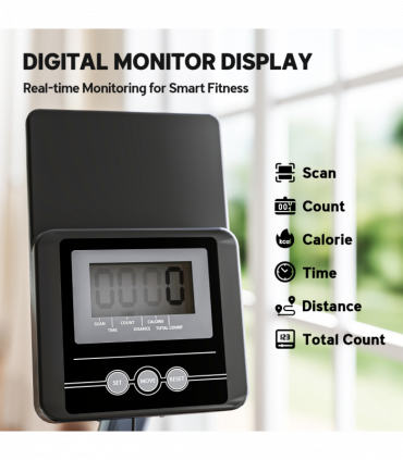 SPORTNOW Water Rowing Machine with Adjustable Resistance, Vertical Storage