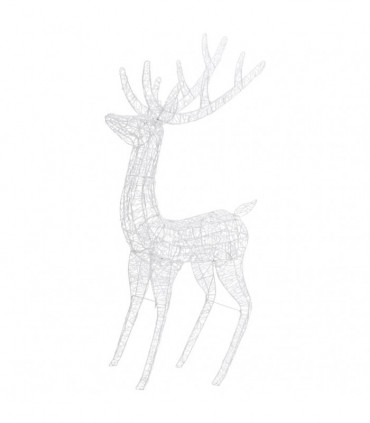 XXL Acrylic Christmas Reindeer 250 LED 180 cm Colourful