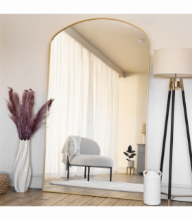 Yōko - Gold Metal Gentle Arch Mirror - 200cm x 120cm