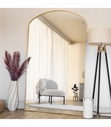 Yōko - Gold Metal Gentle Arch Mirror - 200cm x 120cm