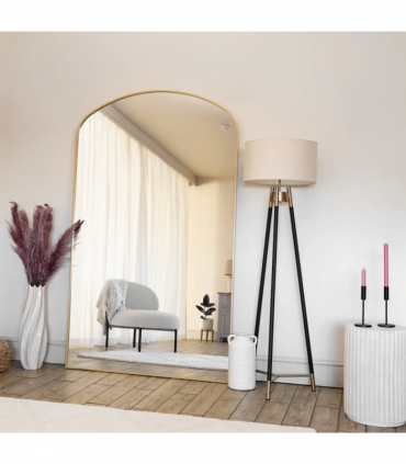 Yōko - Gold Metal Gentle Arch Mirror - 200cm x 120cm