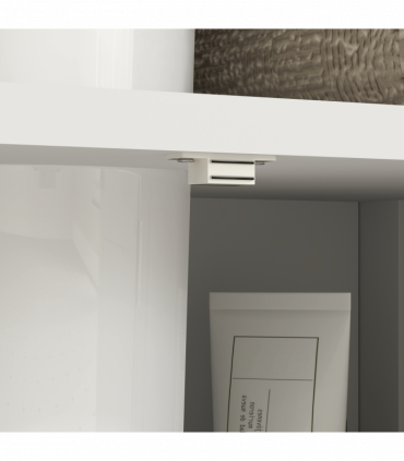 kleankin Bathroom Pedestal Under Sink Cabinet  Storage Shelves, Door, White