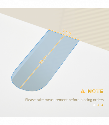 kleankin Bathroom Sink Cabinet Under Sink Cabinet Wooden Basin Cupboard White