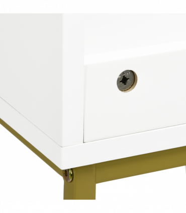 kleankin Bathroom Sink Cabinet Under Sink Cabinet Wooden Basin Cupboard White