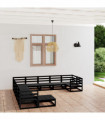 vidaXL 11 Piece Garden Lounge Set Solid Pinewood