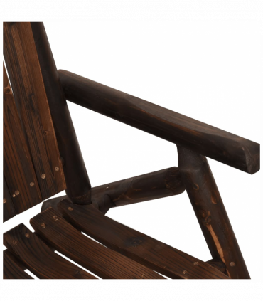 vidaXL 3 Piece Garden Lounge Set Solid Wood Spruce