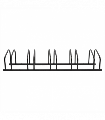 vidaXL Bike Rack for 5 Bikes Black Steel