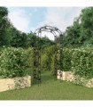 vidaXL Garden Arch Black 116x45x240 cm Steel