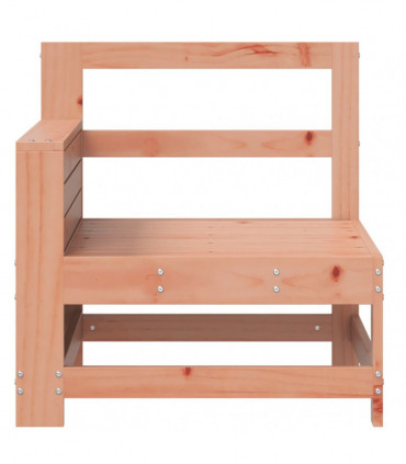 vidaXL Garden Armrest Sofa with Side Table Solid Wood Douglas