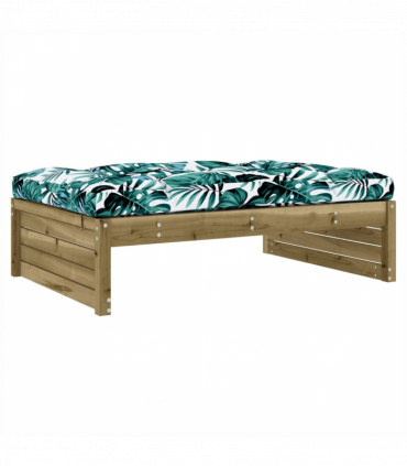 vidaXL Garden Footstool 120x80 cm Impregnated Wood Pine
