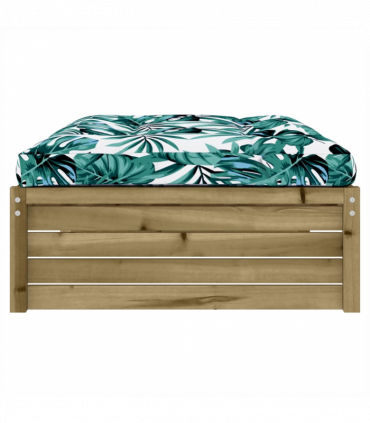 vidaXL Garden Footstool 120x80 cm Impregnated Wood Pine