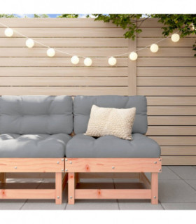 vidaXL Garden Middle Sofa Solid Wood Douglas