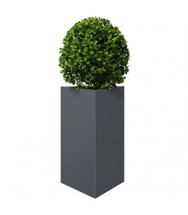 vidaXL Garden Planters 2 pcs Anthracite Triangular 50x43x75 cm Steel