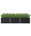 vidaXL Garden Raised Bed Anthracite 240x80x45 cm Galvanised Steel