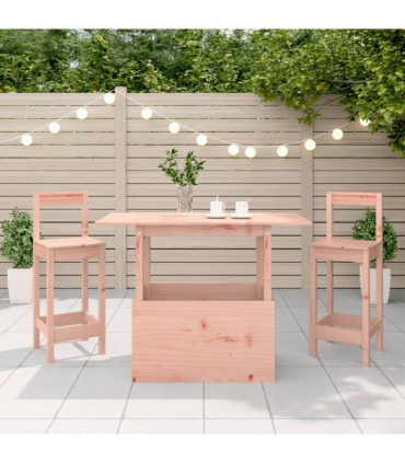 vidaXL Garden Table 100x50x75 cm Solid Wood Douglas