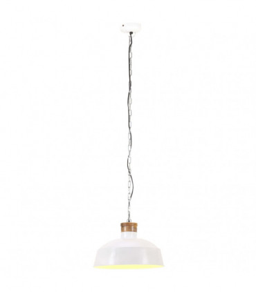 vidaXL Industrial Hanging Lamp 58 cm White E27