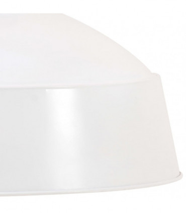 vidaXL Industrial Hanging Lamp 58 cm White E27