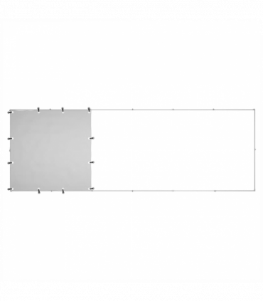 vidaXL Dog Kennel Silver 330x110x110 cm Steel