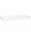 Dog Kennel Silver 40 m² Steel