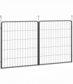 Foldable Steel Pet Enclosure - Secure Space for Pets - Versatile Design