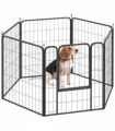 Foldable Steel Pet Enclosure - Secure Space for Pets - Versatile Design