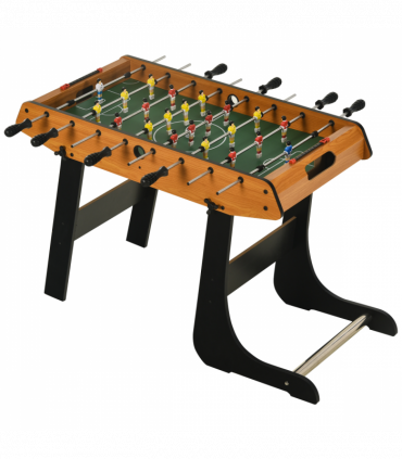 Folding Football Gaming Table Mini Foosball Soccer Table, Family Kids HOMCOM